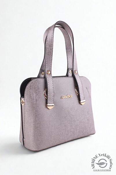 Armine Stylish Platinum-Colored Modern Shoulder Bag Convenient Handbag for Ev...
