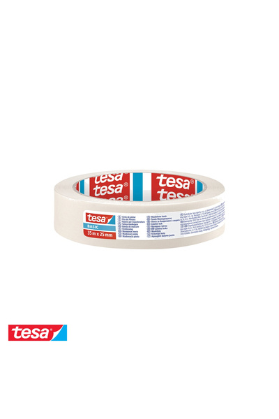 Tesa masking tape, crepe paper, 25mm x 35m, easy to remove, for painting and ...
