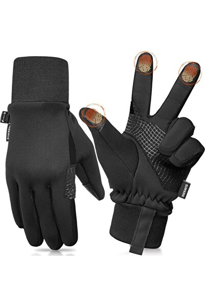 Sukeen Children's Winter Soft Shell Winter Gloves Boys Girls Non-Slip Sports ...