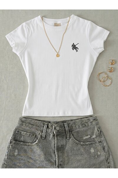 NİCE Soul Colorful Crew Neck Tee Crop T-Shirt