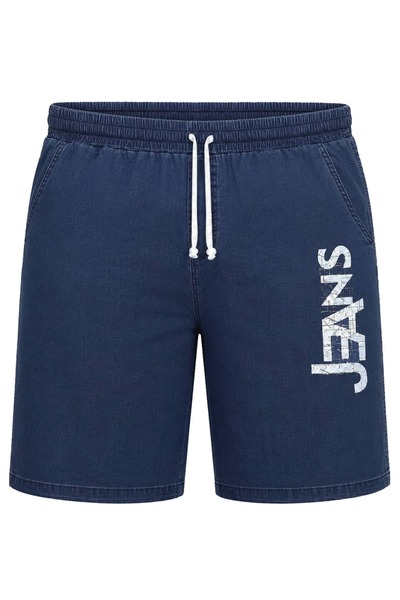 tambattal Pantaloni scurți din denim Lycra de mărime mare, imprimați (denim),...