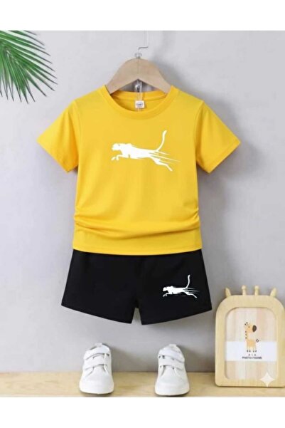 NC Nicee Clothes Tricou și pantaloni scurți de vară pentru copii, unisex (imp...