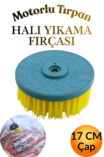 KAYRA LEATHER CRAFT 17 cm Endüstriyel Halı Yıkama Fırçası -Motorlu Tırpan Mak...