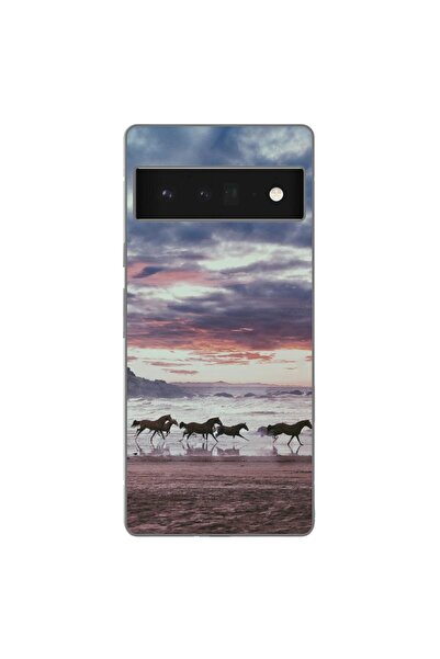 OEM Husa compatibila cu Google Pixel 6 Pro Silicon Gel Tpu Model Cai Alergand