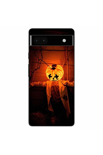 OEM Husa compatibila cu Google Pixel 6A Silicon Gel Tpu Model Halloween Speri...