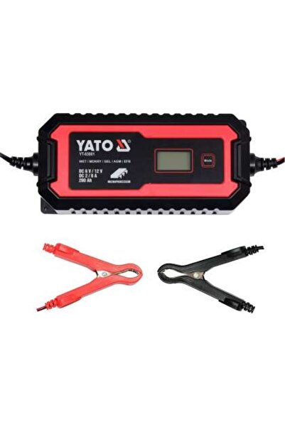 yato Redresor Cu Display Lcd, Gama 6V/2A, 12V/8A