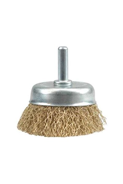Vorel Perie Cupă Cu Ax 75Mm, Sârmă Ondulată