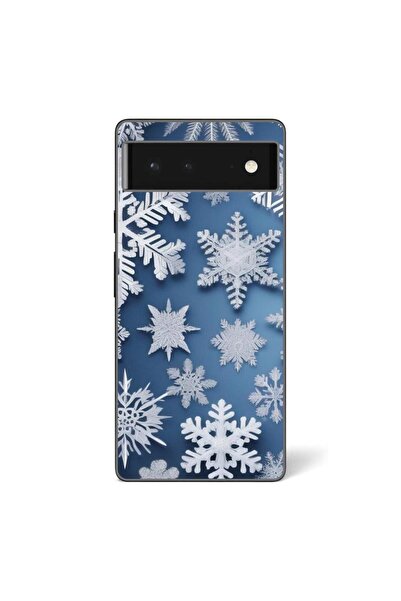 OEM Husa compatibila cu Google Pixel 6 Silicon Gel Tpu Model Fulgi de Zapada