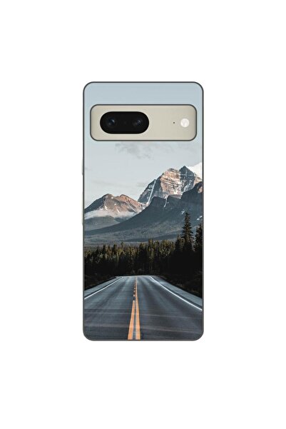 OEM Husa compatibila cu Google Pixel 7 Silicon Gel Tpu Model Mountain Road