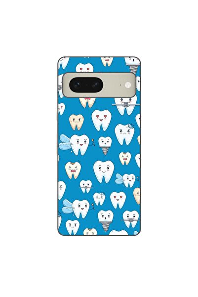 OEM Husa compatibila cu Google Pixel 7 Silicon Gel Tpu Model Dentist Pattern