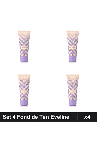 Eveline Set 4 Fond de Ten Better the Perfect 02 Light-Vanilla 30ml