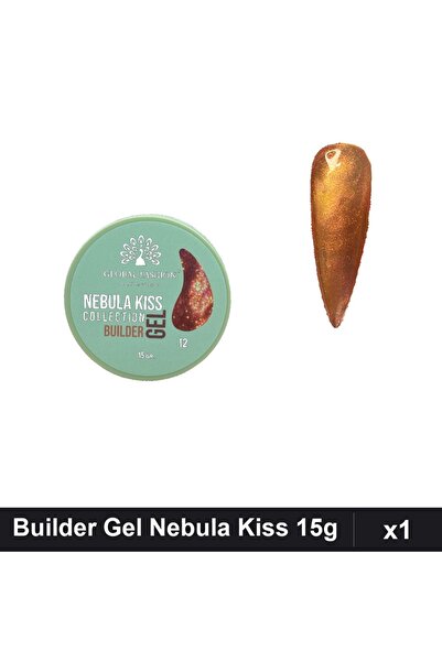 global fashion Builder Gel Nebula Kiss No.12 15g, UV/LED Nail Construction