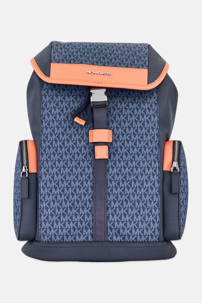 Michael Kors Men Brand Logo Backpack, Multicolor