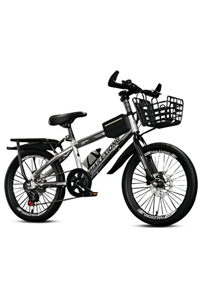 KidLe 18 Inch Mountain Bike, Kids Bike 7 Speed Dual Disc Brake Bicycle, for 6...