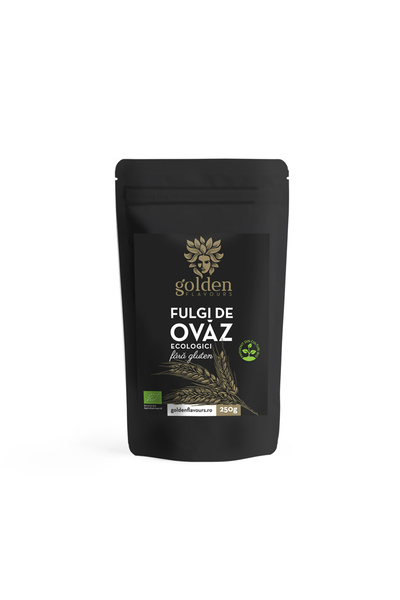 Golden Flavours Fulgi de Ovăz Fără Gluten BIO 250 g |