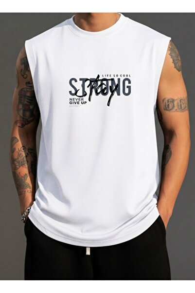 BUWOM Men's Zero Sleeve Sleeveless Mix Series Athlete T-Shirt