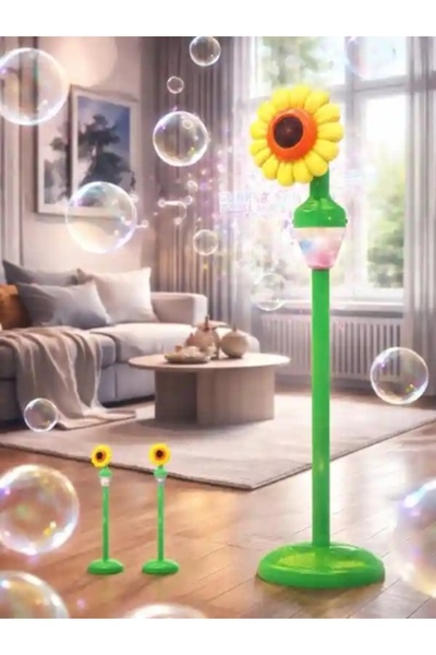 E-ANAMAG Sunflower-shaped soap bubble making machine