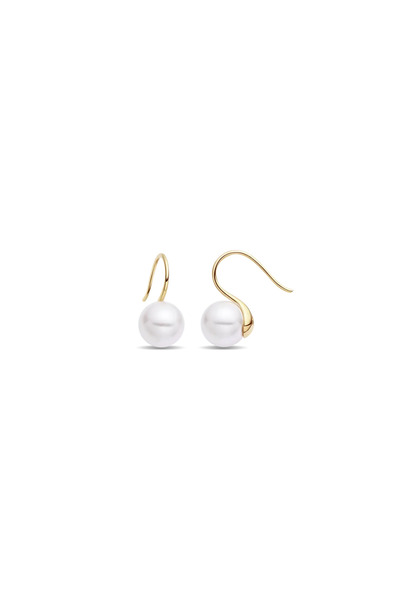 Lisa&Co. Cercei Argint Grace S / Argint placat cu aur galben / Shellpearls