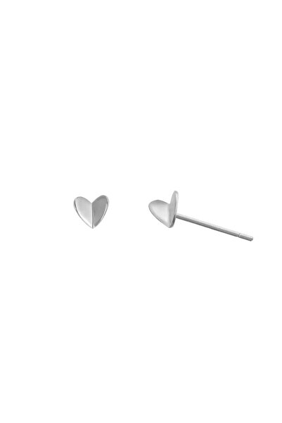 Lisa&Co. Cercei Argint Butterfly Heart S S / Argint placat cu rodiu / Fara pi...