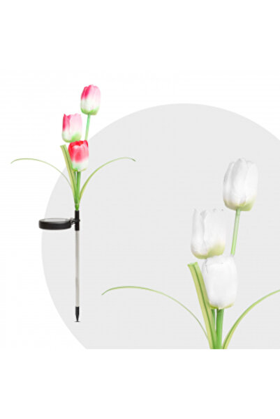 OEM Set of 2 lampa solara led type flower tulip albroz gradient rgb