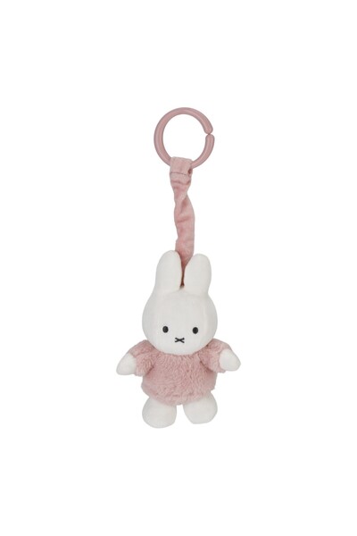 Baby Oliver Κρεμαστό Παίχνιδι Κουδουνίστρα Fluffy Miffy Ροζ