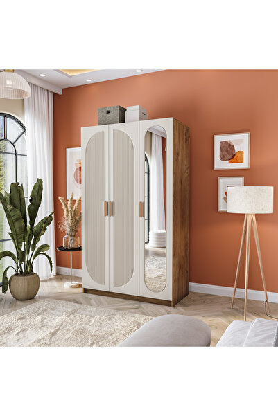 Velmo‏‎ Barrel 3 Kapaklı Gardırop (Aytaşı)