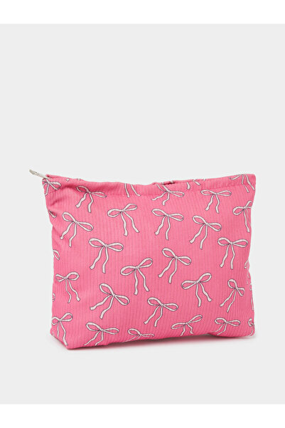 Styli Bow Print Make Up Bag