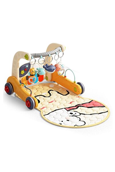 bebe stars Antemergator si saltea de joaca, 2 in 1, Bebe Stars, Cu muzica si ...
