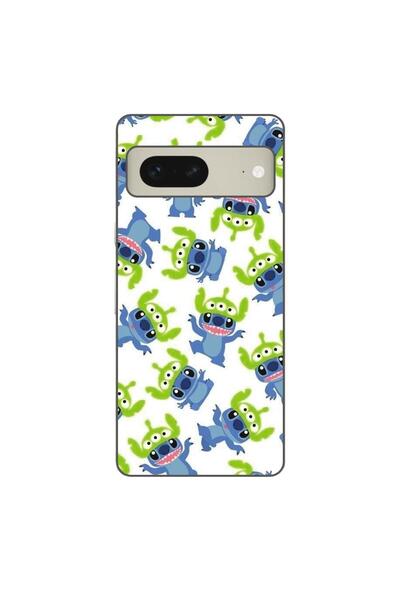 OEM Husa compatibila cu Google Pixel 8 Silicon Gel Tpu Model Stitch Pattern W...