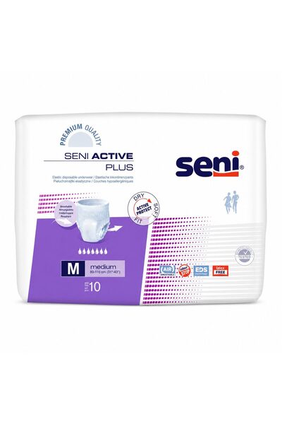Vader Scutec, Seni Active plus Pants, Adult 10 buc Medium,