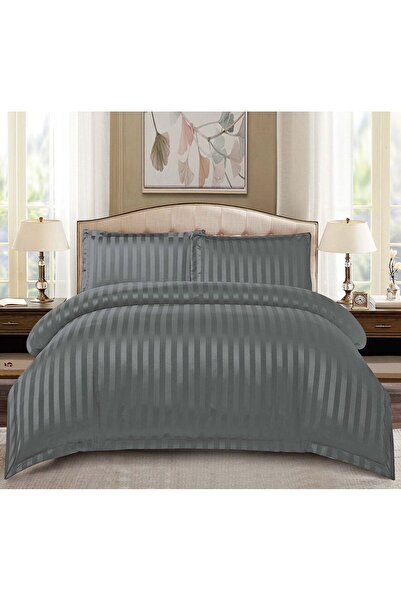 OEM Deluxe damask Duvet Cover Set Horeca range - with Stretchy - 4 pieces 2 p...