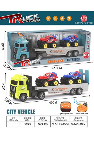 PRC Masina trailer TRUCK 19*12*52cm