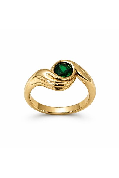 LEROSY CO. Green Stone Ring