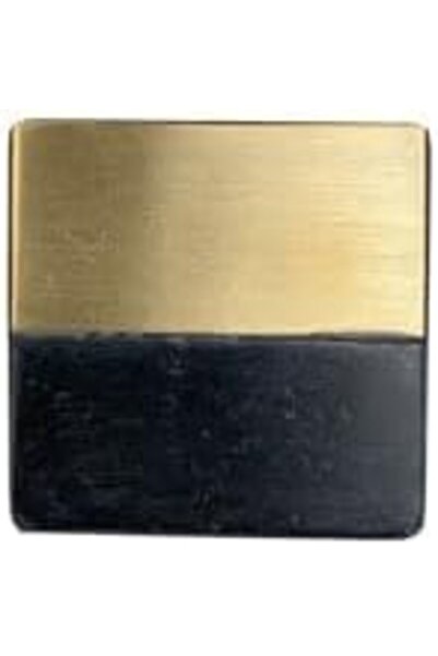 Yıldızan TAMGÜN DIAMETRU 40x40mm NEGRU/GALBEN MAT MÂNER BUTON/PĂTRULĂ DE PIAT...