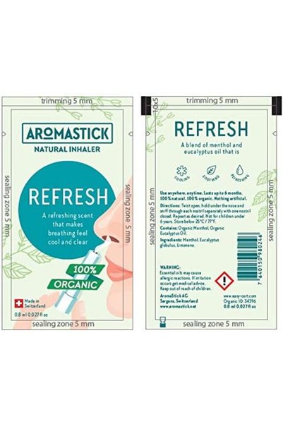Yıldızan TTKTEKNOLOJİ Aromastick Ferah Burun Çubuğu KRK 395519