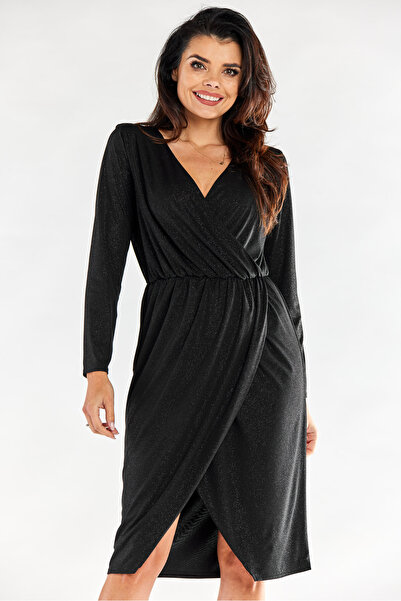 Awama Women's dress, Awama, XL INTL, Black