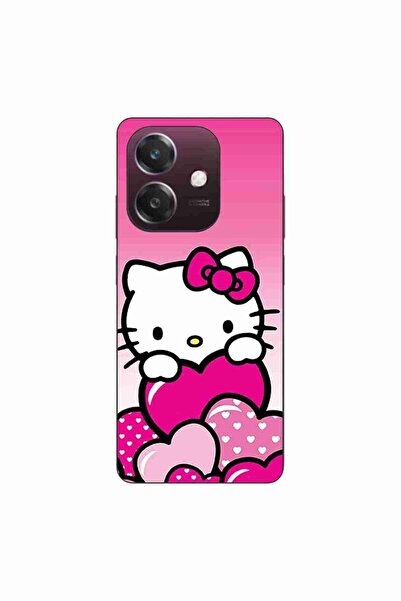 OEM Husa compatibila cu Oppo A40 Silicon Gel Tpu Model Hello Kitty Pink Hearts