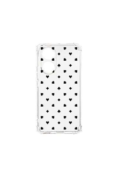 bestcase Αντικραδασμική Θήκη 1.5MM, συμβατή με OPPO A38, Απλό Σχέδιο Πόκερ, Τ...