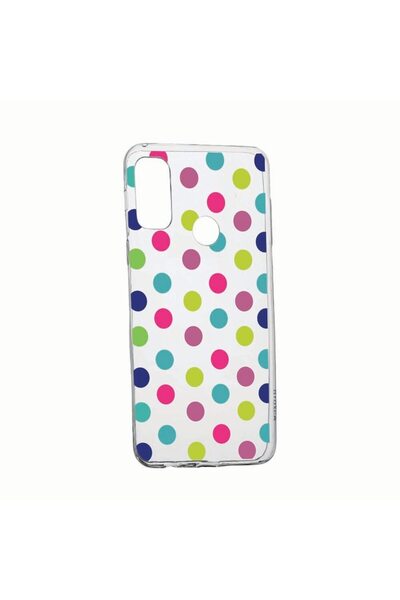 bestcase Husa pentru Oppo A15, Dots Color, rezistenta la uzura, anti-alunecar...