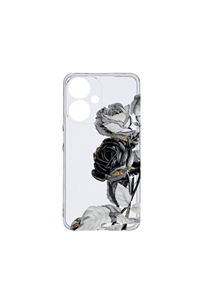 bestcase Husa BestCase¬Æ Clear Silicon, Compatibila Cu Honor X7b, Black Rose,...