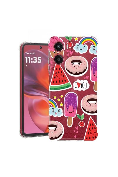 bestcase ¬Æ Husa pentru Motorola Moto G05, Anti Shock 1.5MM, Summer Feeling, ...