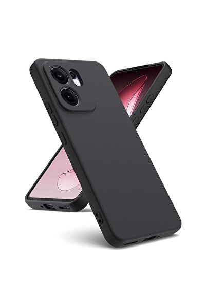 bestcase ¬Æ Husa Slim Silicon pentru OPPO Reno13 F / Reno13 FS, Negru mat