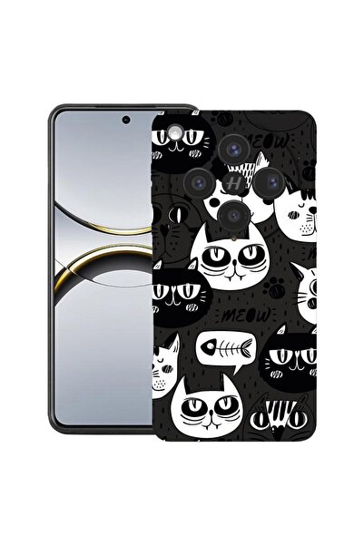 bestcase Θήκη Σιλικόνης Premium Συμβατή με OPPO Find X8, με Σχέδιο Cool Cats,...