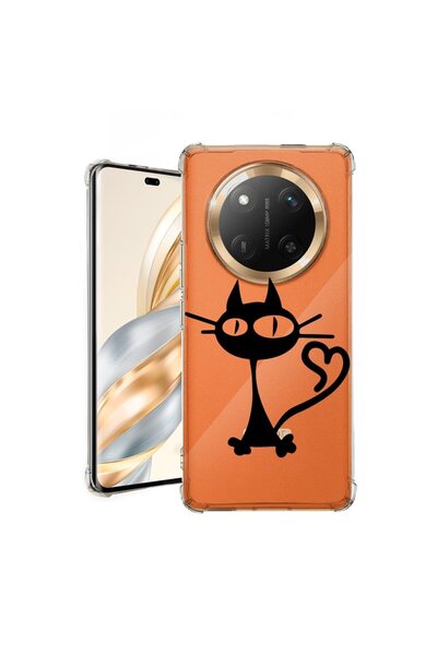bestcase ¬Æ Husa pentru Honor Magic7 Lite, Anti Shock 1.5MM, Cat, Protectie c...