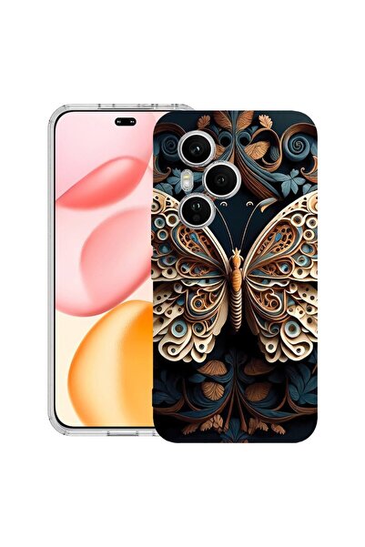 bestcase ¬Æ Husa Clear Silicon pentru Honor 400 Pro, Beauty Butterfly, 203642...