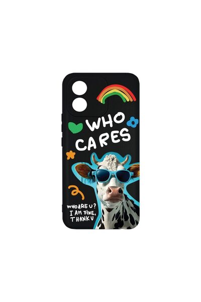 bestcase Λεπτή Θήκη Σιλικόνης 0.8MM, Συμβατή με Honor X5, Cool Cow - Who Care...