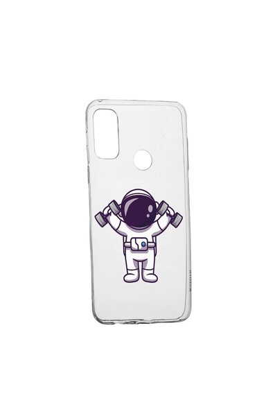 bestcase Husa Silicon Compatibila cu Motorola Moto G41, Astronaut Gym, rezist...