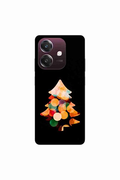OEM Husa compatibila cu Oppo A40 Silicon Gel Tpu Model Craciun Brad Fundal Negru
