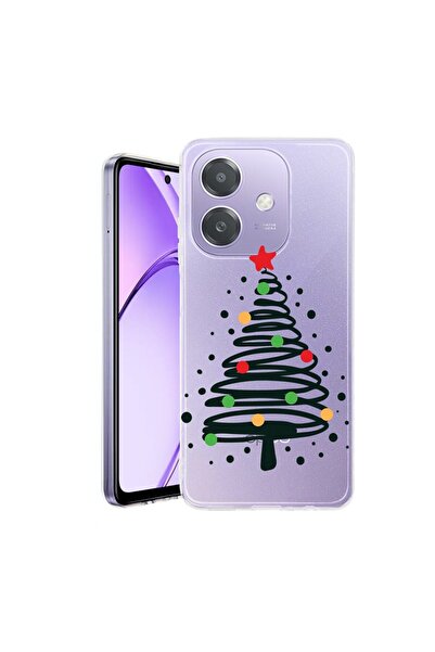 bestcase Husa pentru OPPO A40 / A40M, BestCase¬Æ Clear Silicon 2MM, Crhistmas...
