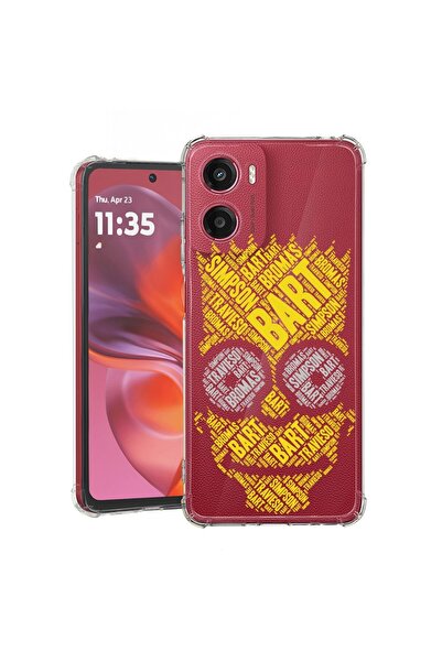 bestcase Съвместим калъф за Motorola Moto E15, Удароустойчив 1.5ММ, Калиграфи...